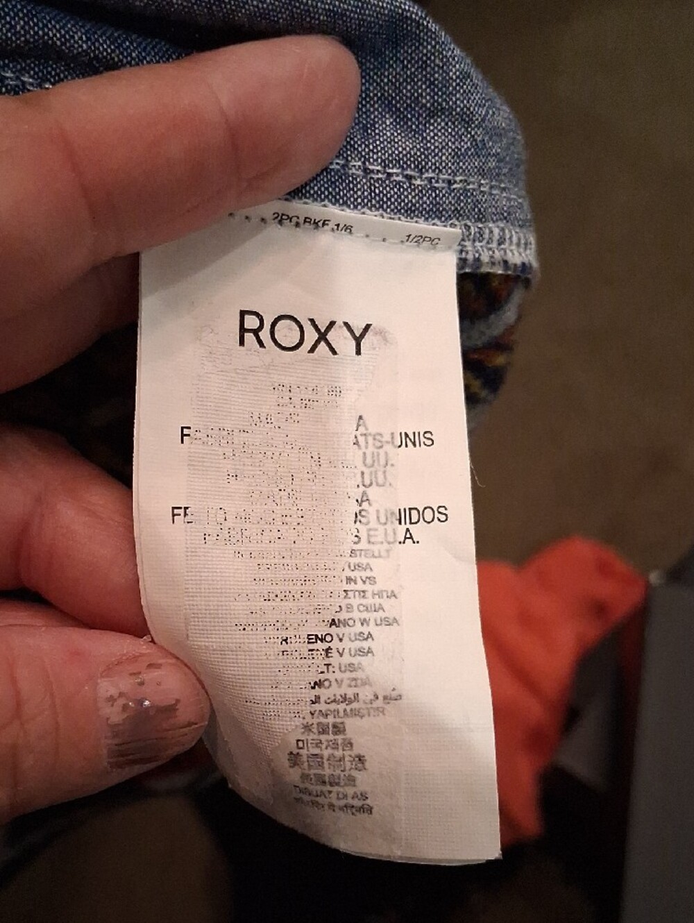 Pendleton / Roxy Wool And Chambray Buttom Up - Picture 3 of 8